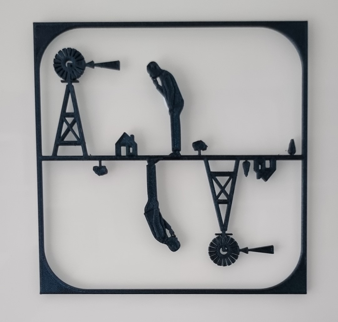 Men Windmills and trees 1